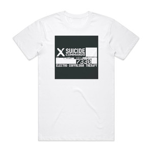 Suicide Commando Ect Electro Convulsion Therapy Album Cover T-Shirt White