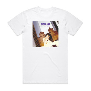 Shola Ama Whos Loving My Baby Album Cover T-Shirt White Shola Ama Whos Loving My Baby Album Cover T-Shirt White