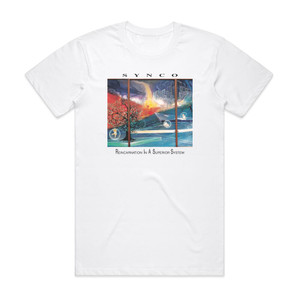 Synco Reincarnation In A Superior System Album Cover T-Shirt White Synco Reincarnation In A Superior System Album Cover T-Shirt White