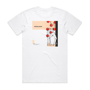 Superchunk The Majestic Album Cover T-Shirt White Superchunk The Majestic Album Cover T-Shirt White
