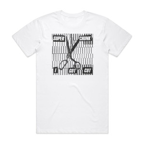 Superchunk I Got Cut Bw Up Against The Wall Album Cover T-Shirt White Superchunk I Got Cut Bw Up Against The Wall Album Cover T-Shirt White