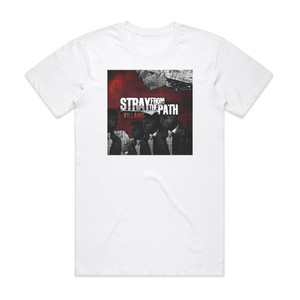 Stray From the Path Villains Album Cover T-Shirt White