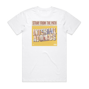 Stray From the Path Internal Atomics Album Cover T-Shirt White Stray From the Path Internal Atomics Album Cover T-Shirt White