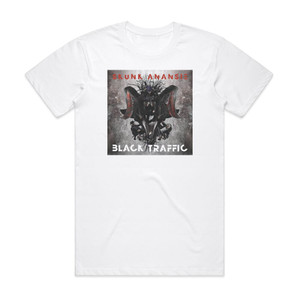 Skunk Anansie Black Traffic Album Cover T-Shirt White Skunk Anansie Black Traffic Album Cover T-Shirt White