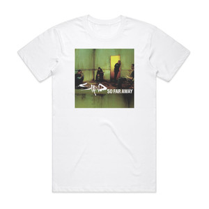 Staind So Far Away Album Cover T-Shirt White Staind So Far Away Album Cover T-Shirt White