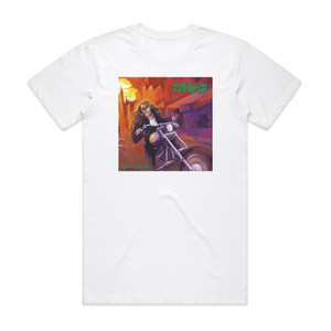 Striker Road Warrior Album Cover T-Shirt White