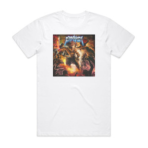 Striker Stand In The Fire Album Cover T-Shirt White