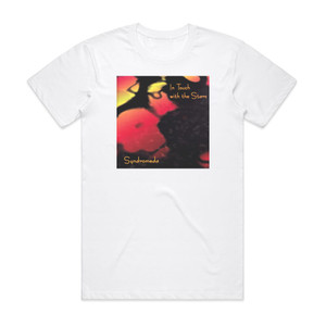 Syndromeda In Touch With The Stars Album Cover T-Shirt White Syndromeda In Touch With The Stars Album Cover T-Shirt White