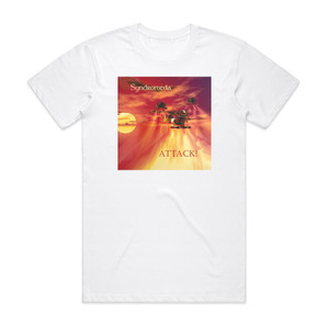 Syndromeda Attack Album Cover T-Shirt White Syndromeda Attack Album Cover T-Shirt White