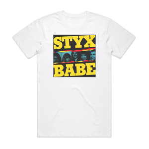 Babe Ruth First Base Album Cover T-Shirt White