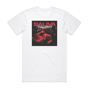 Saliva Cinco Diablo Album Cover T-Shirt White