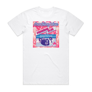 Shocking Blue Good Times Album Cover T-Shirt White Shocking Blue Good Times Album Cover T-Shirt White