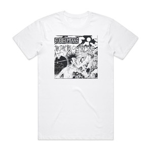 Subhumans The Day The Country Died Album Cover T-Shirt White Subhumans The Day The Country Died Album Cover T-Shirt White