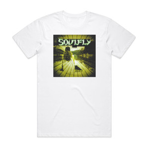 Soulfly Bleed 1 Album Cover T-Shirt White Soulfly Bleed 1 Album Cover T-Shirt White