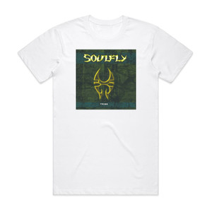 Soulfly Tribe Album Cover T-Shirt White Soulfly Tribe Album Cover T-Shirt White