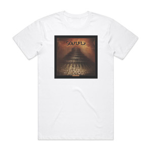 Soulfly Conquer 1 Album Cover T-Shirt White Soulfly Conquer 1 Album Cover T-Shirt White