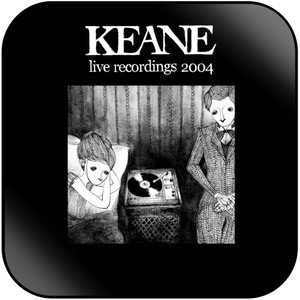 Keane Live Recordings 2004 Album Cover Sticker
