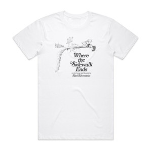 Shel Silverstein Where The Sidewalk Ends Album Cover T-Shirt White Shel Silverstein Where The Sidewalk Ends Album Cover T-Shirt White