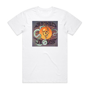 Stoned Jesus First Communion Album Cover T-Shirt White Stoned Jesus First Communion Album Cover T-Shirt White