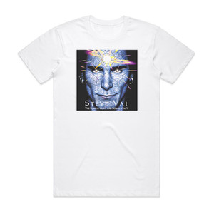 Steve Vai The Elusive Light And Sound Volume 1 1 Album Cover T-Shirt White Steve Vai The Elusive Light And Sound Volume 1 1 Album Cover T-Shirt White