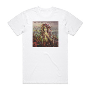 Steve Vai Modern Primitive Passion And Warfare Album Cover T-Shirt White Steve Vai Modern Primitive Passion And Warfare Album Cover T-Shirt White