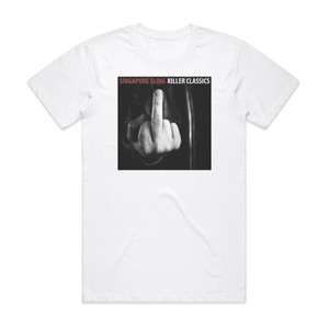 Singapore Sling Killer Classics Album Cover T-Shirt White Singapore Sling Killer Classics Album Cover T-Shirt White