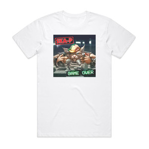 Ska-P Game Over Album Cover T-Shirt White Ska-P Game Over Album Cover T-Shirt White