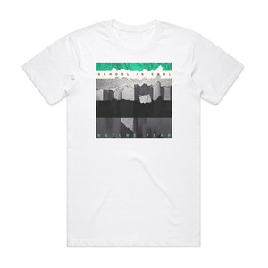 School Is Cool Nature Fear Album Cover T-Shirt White School Is Cool Nature Fear Album Cover T-Shirt White