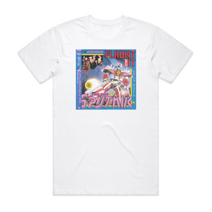 Sigue Sigue Sputnik Flaunt It 1 Album Cover T-Shirt White Sigue Sigue Sputnik Flaunt It 1 Album Cover T-Shirt White