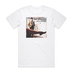 Simon and Garfunkel The Graduate Album Cover T-Shirt White Simon and Garfunkel The Graduate Album Cover T-Shirt White
