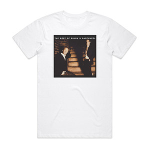 Simon and Garfunkel Best Of Album Cover T-Shirt White Simon and Garfunkel Best Of Album Cover T-Shirt White