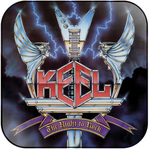 Keel The Right To Rock Album Cover Sticker Keel The Right To Rock Album Cover Sticker