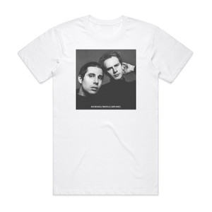 Simon and Garfunkel Bookends 1 Album Cover T-Shirt White Simon and Garfunkel Bookends 1 Album Cover T-Shirt White