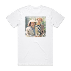 Simon and Garfunkel Greatest Hits Album Cover T-Shirt White Simon and Garfunkel Greatest Hits Album Cover T-Shirt White