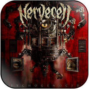 Nervecell Pyschogenocide Album Cover Sticker Nervecell Pyschogenocide Album Cover Sticker
