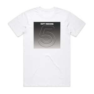 Soft Machine Fifth Album Cover T-Shirt White Soft Machine Fifth Album Cover T-Shirt White