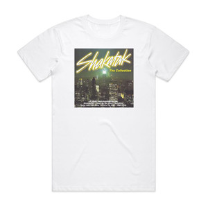 Shakatak The Collection Album Cover T-Shirt White Shakatak The Collection Album Cover T-Shirt White