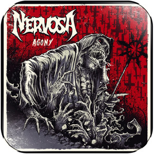 Nervosa Agony Album Cover Sticker