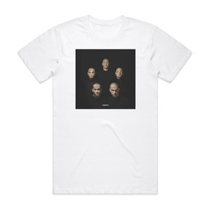 Shortparis Empty 4 Album Cover T-Shirt White Shortparis Empty 4 Album Cover T-Shirt White