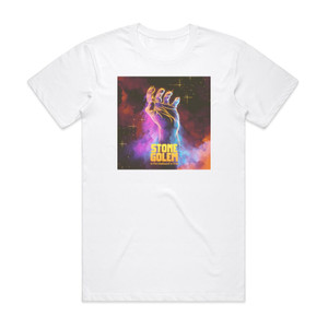 Stone Golem In The Shadow Of A Titan Album Cover T-Shirt White Stone Golem In The Shadow Of A Titan Album Cover T-Shirt White