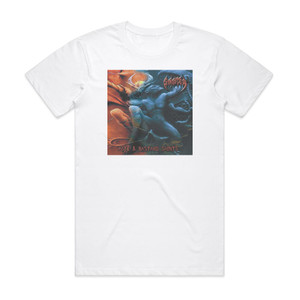 Sinister Hate Bastard Saints Album Cover T-Shirt White Sinister Hate Bastard Saints Album Cover T-Shirt White