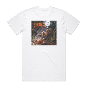 Sinister Legacy Of Ashes Album Cover T-Shirt White Sinister Legacy Of Ashes Album Cover T-Shirt White