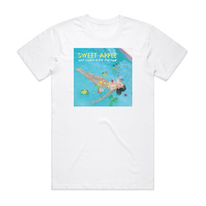 Sweet Apple The Golden Age Of Glitter Album Cover T-Shirt White Sweet Apple The Golden Age Of Glitter Album Cover T-Shirt White