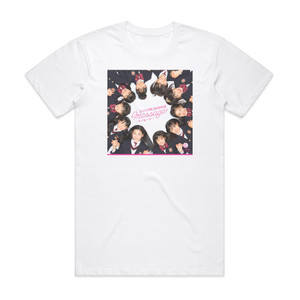 Sakura Gakuin  2010 Message Album Cover T-Shirt White