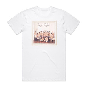 Sakura Gakuin  2015 2 Album Cover T-Shirt White