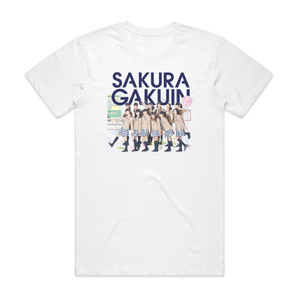 Sakura Gakuin  2013 Album Cover T-Shirt White