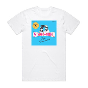 Stereo Total Yy Existentialiste Album Cover T-Shirt White Stereo Total Yy Existentialiste Album Cover T-Shirt White