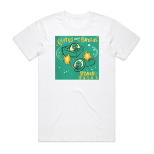 Stereo Total Cactus Versus Brezel Album Cover T-Shirt White Stereo Total Cactus Versus Brezel Album Cover T-Shirt White
