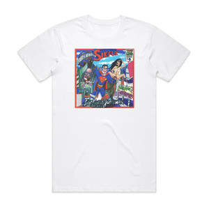 Sikfuk Shitfisted Superman The Man Of Stool Album Cover T-Shirt White Sikfuk Shitfisted Superman The Man Of Stool Album Cover T-Shirt White