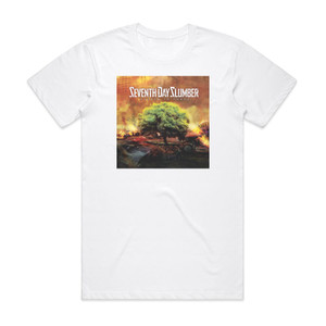 Seventh Day Slumber Closer To Chaos Album Cover T-Shirt White Seventh Day Slumber Closer To Chaos Album Cover T-Shirt White